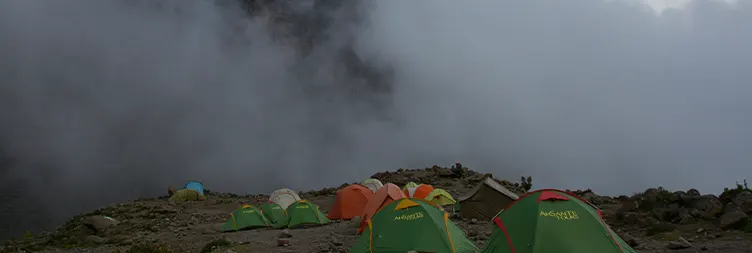 Climb from Barranco Camp to Karanga Camp: